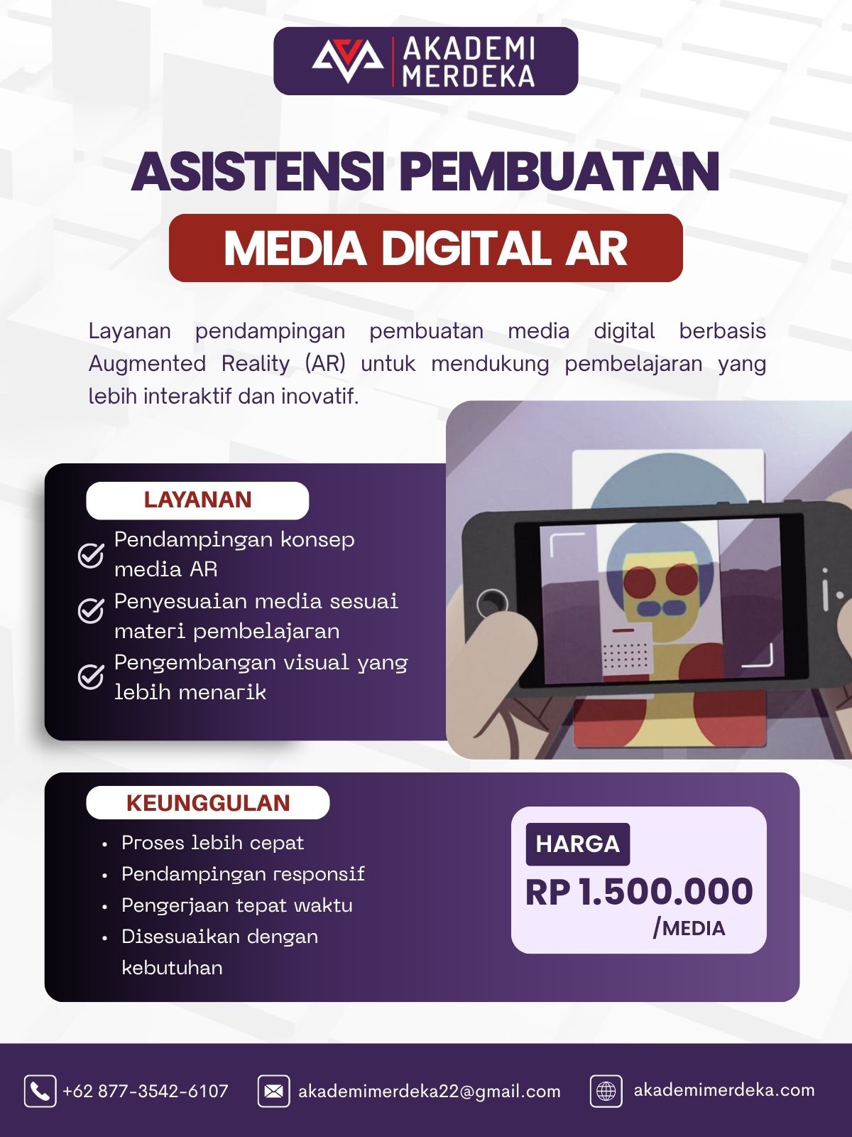 Asistensi Pembuatan Media Digital AR